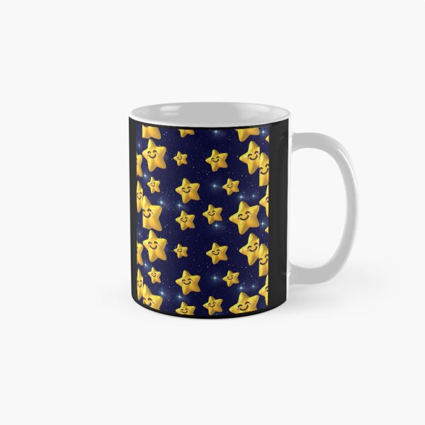 Item preview, Cute Smiling Gold Stars Pattern(Funny) Graphic  designed and sold by MagiCatsophia.