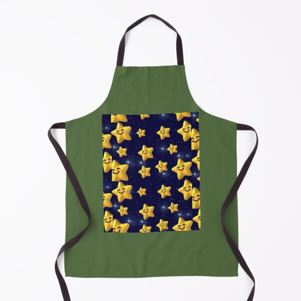 Item preview, Cute Smiling Gold Stars Pattern(Funny) Graphic designed and sold by MagiCatsophia.