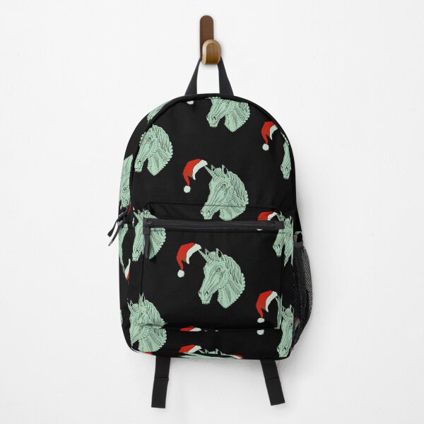 Item preview, Unicorn Santa, Funny, Wearing Hat On Horn designed and sold by artfulnotebook.