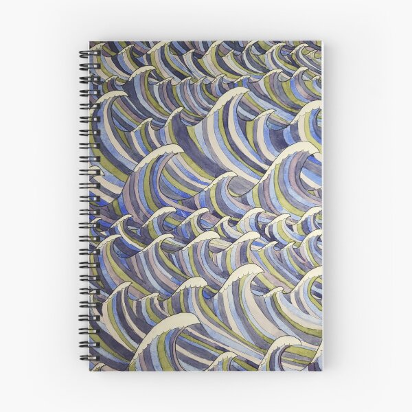 Item preview, Waves, blue green and purple designed and sold by Nicole Hanson.