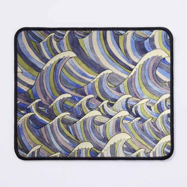 Item preview, Waves, blue green and purple designed and sold by Nicole Hanson.