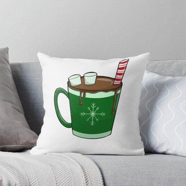 Aperçu de l'œuvre Tasse verte de chocolat chaud créée et vendue par Upbeat-Cryptid.