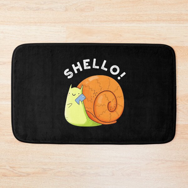 Item preview, Shello Funny Snail Puns (Dark BG) designed and sold by punnybone.