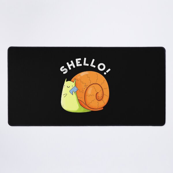 Item preview, Shello Funny Snail Puns (Dark BG) designed and sold by punnybone.