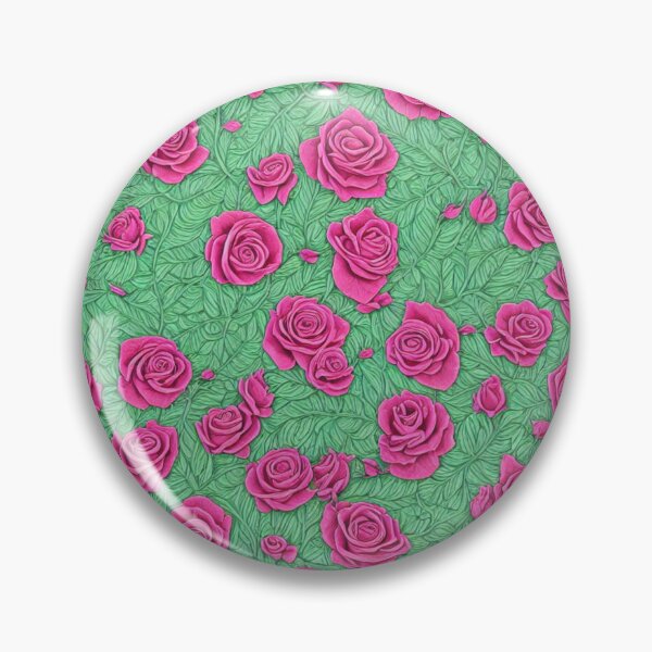Item preview, Retro Pink Rose Pattern designed and sold by ArtzandDesignz.