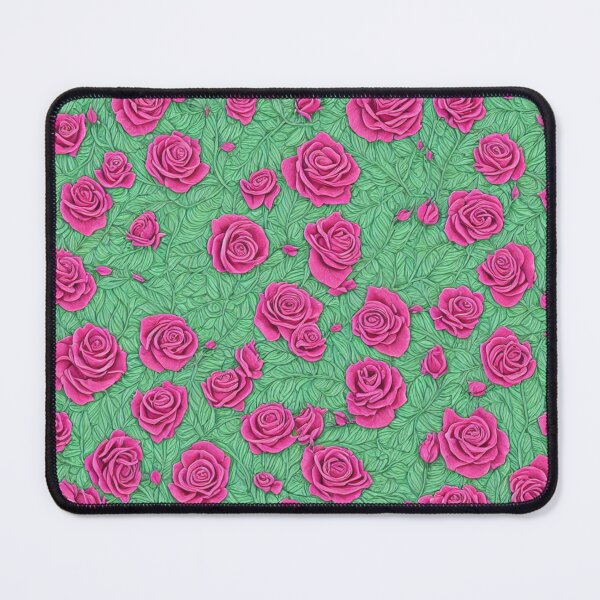 Item preview, Retro Pink Rose Pattern designed and sold by ArtzandDesignz.