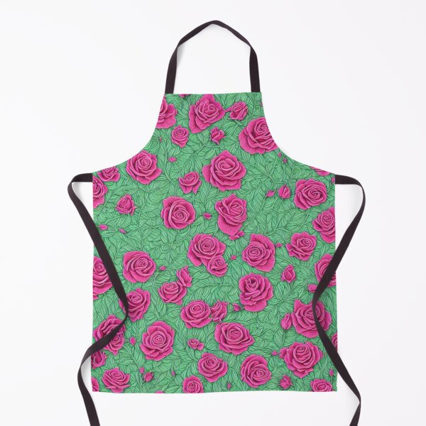 Item preview, Retro Pink Rose Pattern designed and sold by ArtzandDesignz.