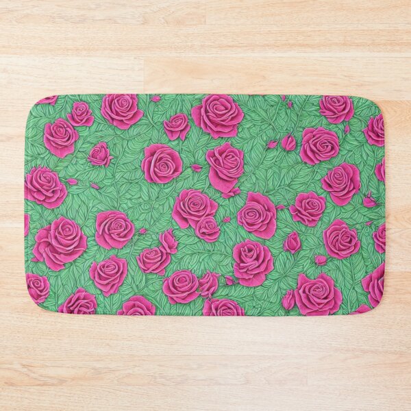 Item preview, Retro Pink Rose Pattern designed and sold by ArtzandDesignz.