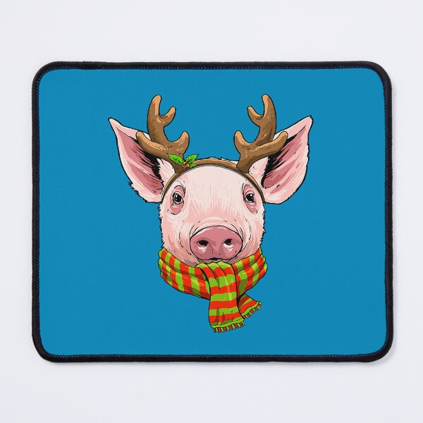 Item preview, Pig Christmas Santa Clause Reindeer Xmas Pig Lovers Farmer209 designed and sold by MichelCody.