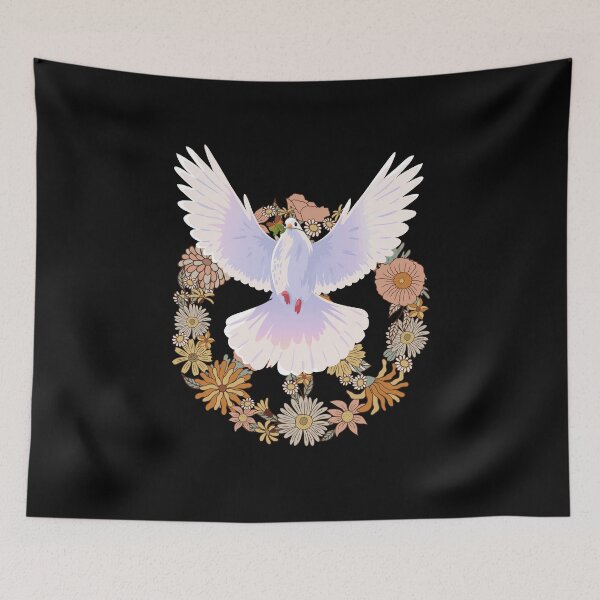 Item preview, peace dove flowers designed and sold by saytinh.