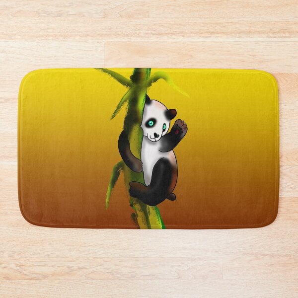 Item preview, cartoon panda on bamboo designed and sold by BeingNow.