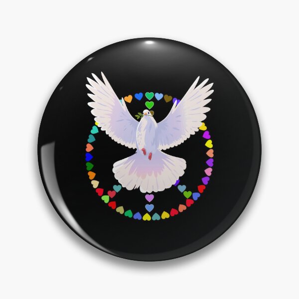 Item preview, peace love heart dove designed and sold by saytinh.