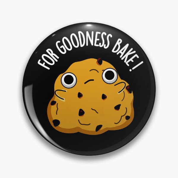Item preview, For Goodness Bake Funny Baking Puns (Dark BG) designed and sold by punnybone.