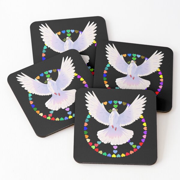 Item preview, peace love heart dove designed and sold by saytinh.
