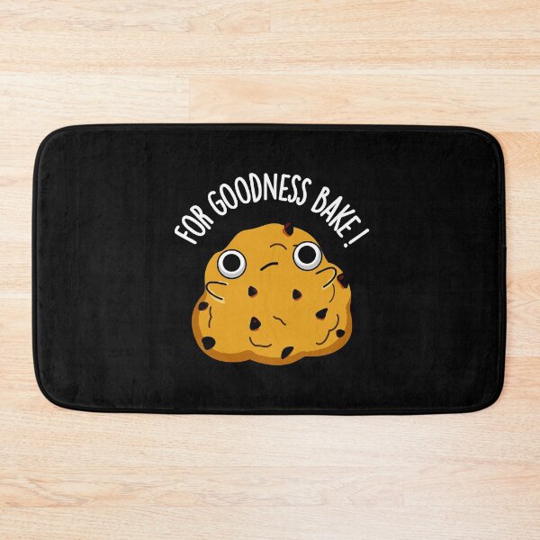 Item preview, For Goodness Bake Funny Baking Puns (Dark BG) designed and sold by punnybone.