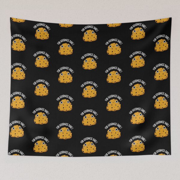 Item preview, For Goodness Bake Funny Baking Puns (Dark BG) designed and sold by punnybone.