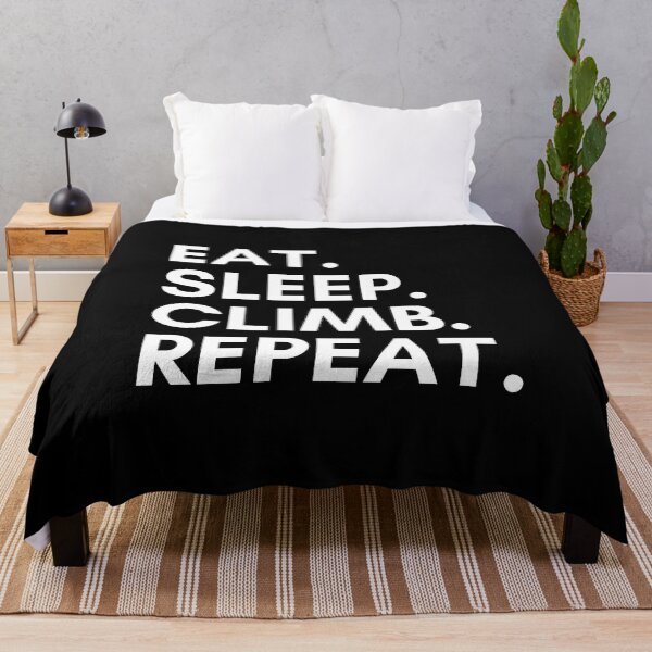 Item preview, Eat. Sleep. Climb. Repeat. Rock Climbing designed and sold by Boulder Design Co.