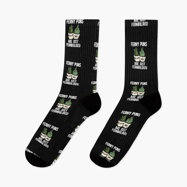 Item preview, Ferny Puns Are Just Fernbulous Funny Plant Puns (Dark BG) designed and sold by punnybone.