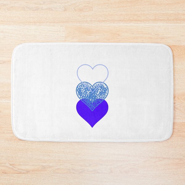 Item preview, Blue 3 Tier Hearts designed and sold by allyciaa.