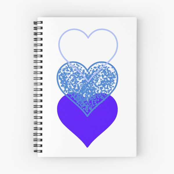 Item preview, Blue 3 Tier Hearts designed and sold by allyciaa.