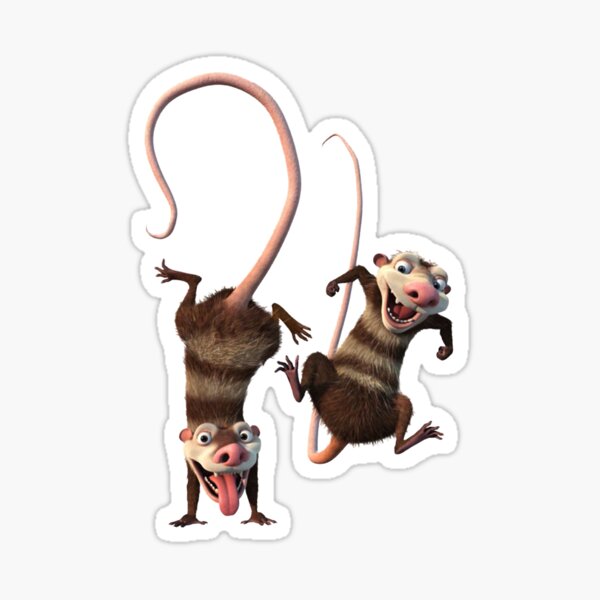 "Crash and Eddie " Sticker for Sale by malas25b6 Redbubble