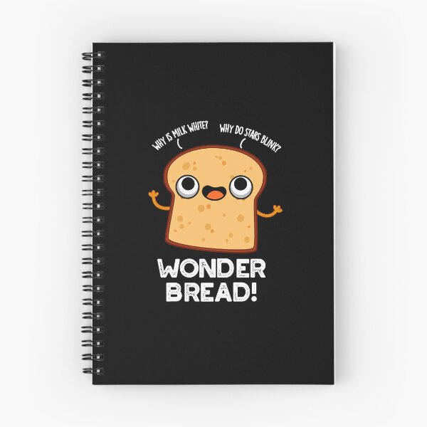 Item preview, Wonder Bread Funny Food Pun (Dark BG) designed and sold by punnybone.