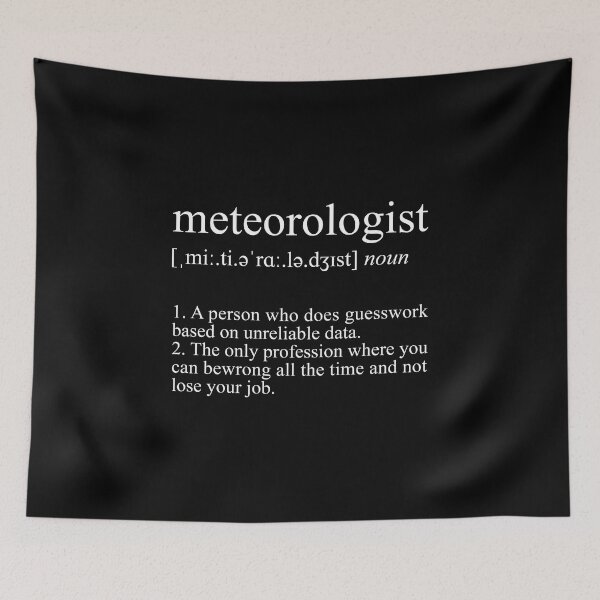 Item preview, Guesswork Based On Unreliablel Data, Meteorologist designed and sold by TheReallyNiceStuff.