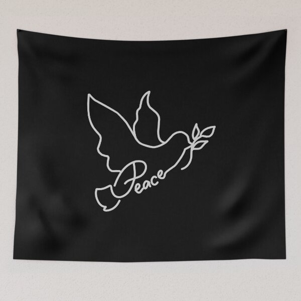 Item preview, dove peace outline designed and sold by saytinh.