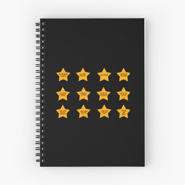 Item preview, you tried your best gold star pack of 12 motivational quotes    designed and sold by MagiCatsophia.
