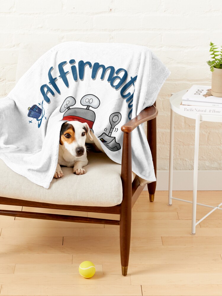 Alternate view of Robot dog / Affirmative Pet Blanket