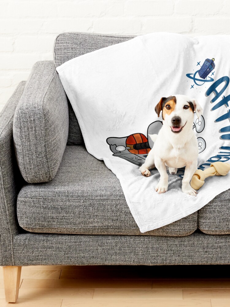 Alternate view of Robot dog / Affirmative Pet Blanket