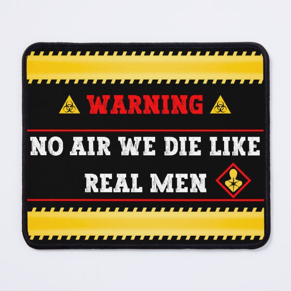 Item preview, No air we die like real men designed and sold by KM ØNLY.