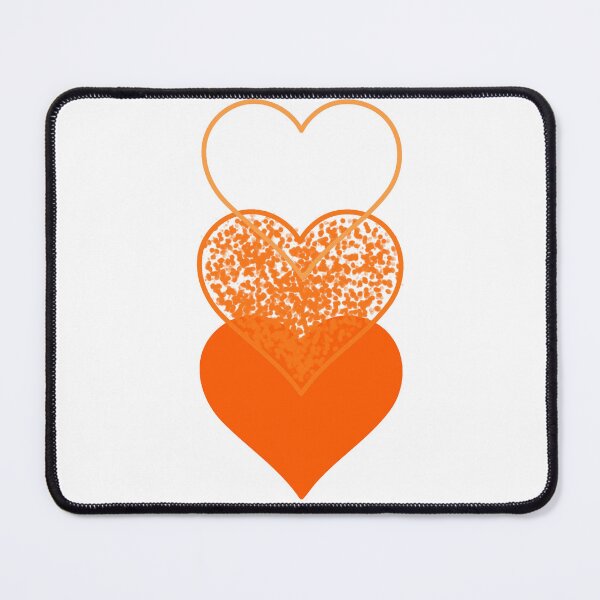 Item preview, Orange 3 Tier Hearts designed and sold by allyciaa.