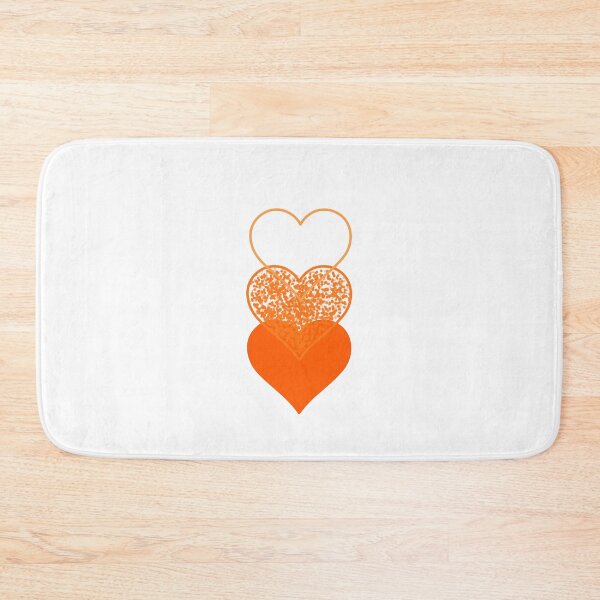 Item preview, Orange 3 Tier Hearts designed and sold by allyciaa.