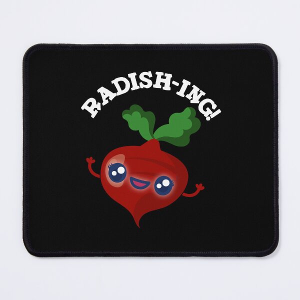 Item preview, Radish-ing Funny Radish Puns (Dark BG) designed and sold by punnybone.