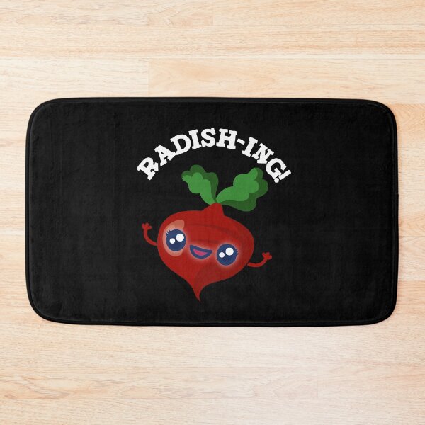 Item preview, Radish-ing Funny Radish Puns (Dark BG) designed and sold by punnybone.