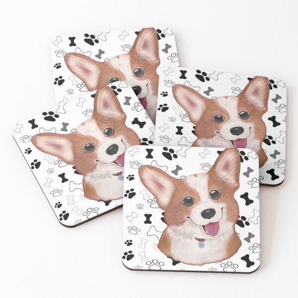 Item preview, Corgi with background  designed and sold by Laura Burger.