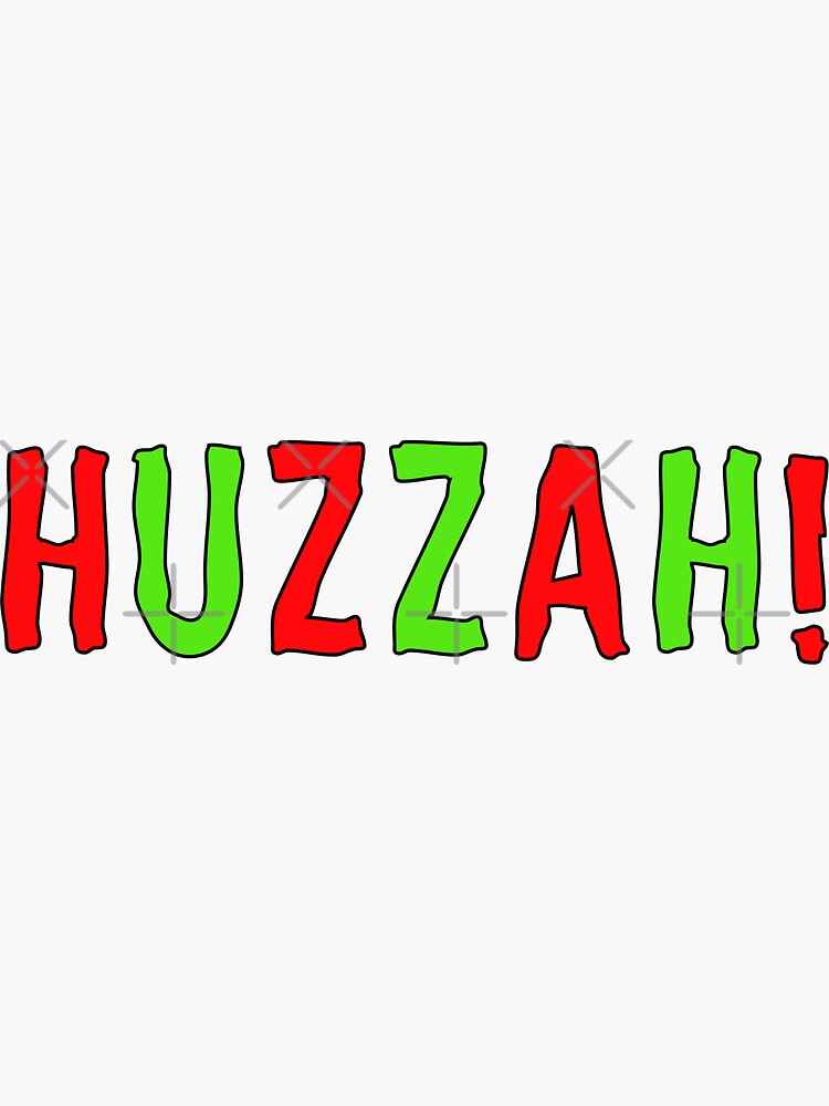 "Huzzah! Color Vibe The Great Hulu" Sticker for Sale by DesignByKaybi Redbubble