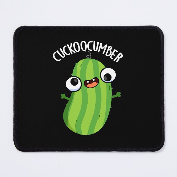 Item preview, Cuckoocumber Funny Cucumber Puns (Dark BG) designed and sold by punnybone.