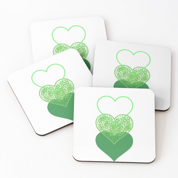 Item preview, Green 3 Tier Hearts designed and sold by allyciaa.