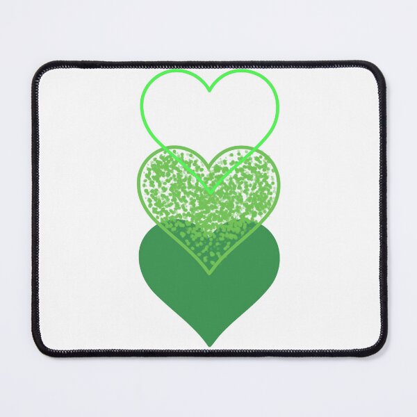Item preview, Green 3 Tier Hearts designed and sold by allyciaa.