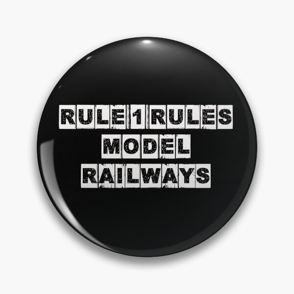 Item preview, Rule 1 Rules Model Railways - It's my railroad and I'll run what I like. designed and sold by UrTops.