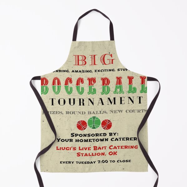 Item preview, Bocce Ball Tournament - funny retro poster or sticker designed and sold by hardscuffle.