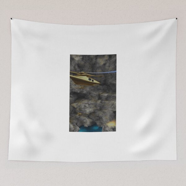 Item preview, A futuristic helicopter with golden apache designed and sold by Ruthbuckhull.
