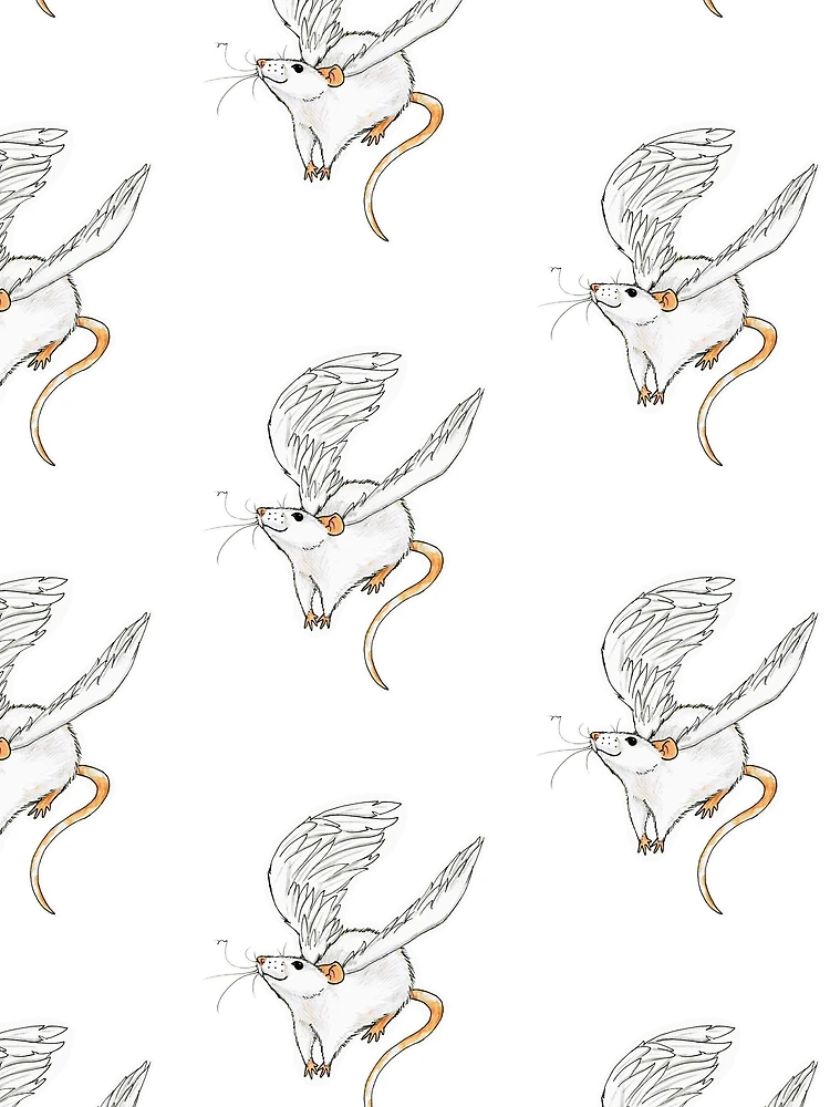 Thumbnail 3 of 3, Scarf, Flying Rattie designed and sold by Gaia Rydahl Due Rosendahl.