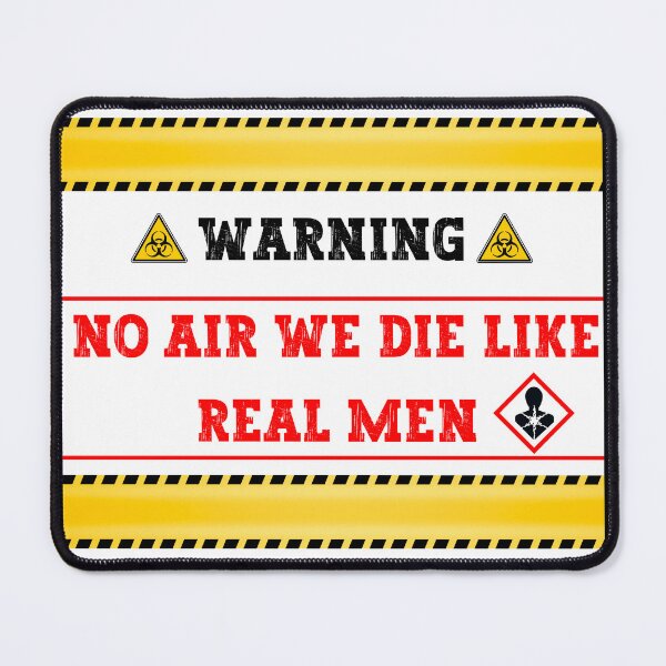 Item preview, No air we die like real men designed and sold by KM ØNLY.