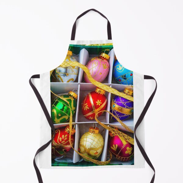 Item preview, Gold Ribbon And Box Of Ornaments designed and sold by Garry Gay.