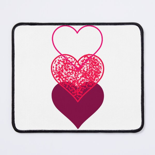 Item preview, Pink and Red 3 Tier Hearts designed and sold by allyciaa.