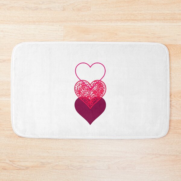 Item preview, Pink and Red 3 Tier Hearts designed and sold by allyciaa.