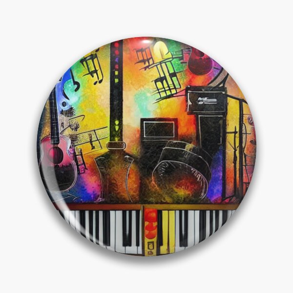 Item preview, Guitar musical notes and piano designed and sold by Artbellachi.